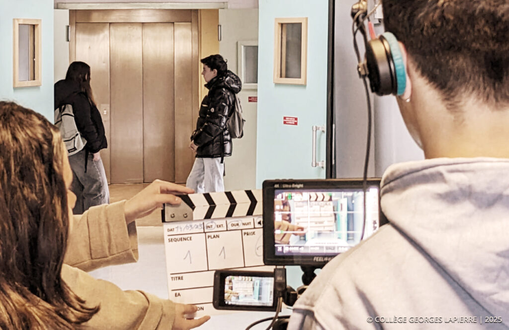 Photo de tournage du projet « Toute la lumière sur les SEGPA »