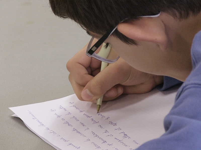 Atelier écriture d'un personnage